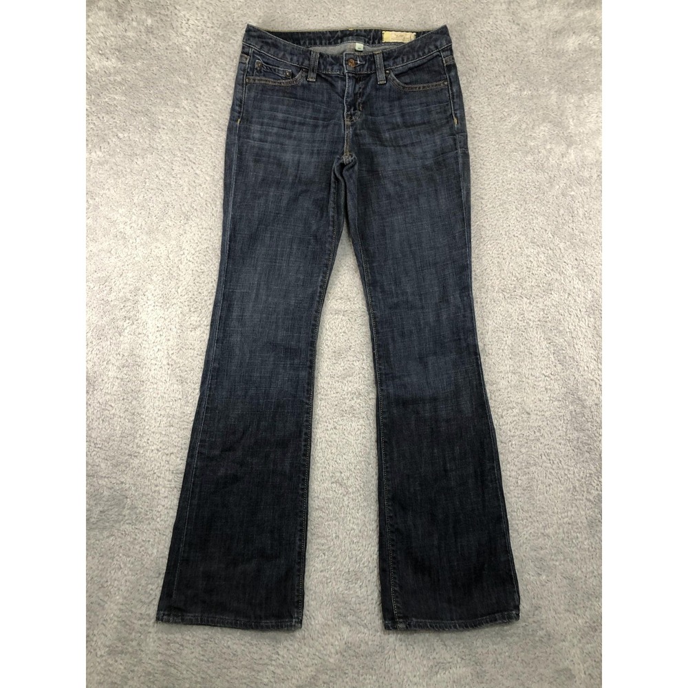 VTG GAP Jeans Womens 4R (30x32) Blue Flare Leg Low Rise Stretch